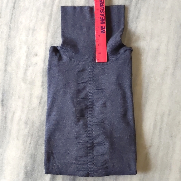 NWT. Express Woman's Rayon blended turtleneck sweater with front design. - Picture 2 of 5